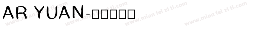 AR YUAN字体转换